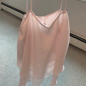 Leith Light Pink Sheer Tank Top — SIZE SMALL!
